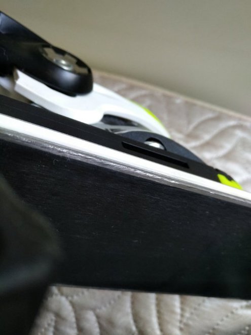 Вид со стороны скользяка