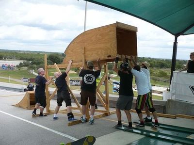 Монтаж 3-х метровой рампы