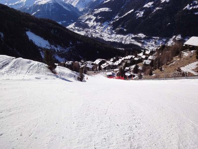 Сан-Люк. На 10-12 плотных укладок 28-25°. Есть возможность &quot;встать на рельсу&quot;