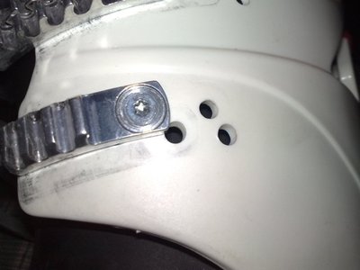 Голенище снаружи